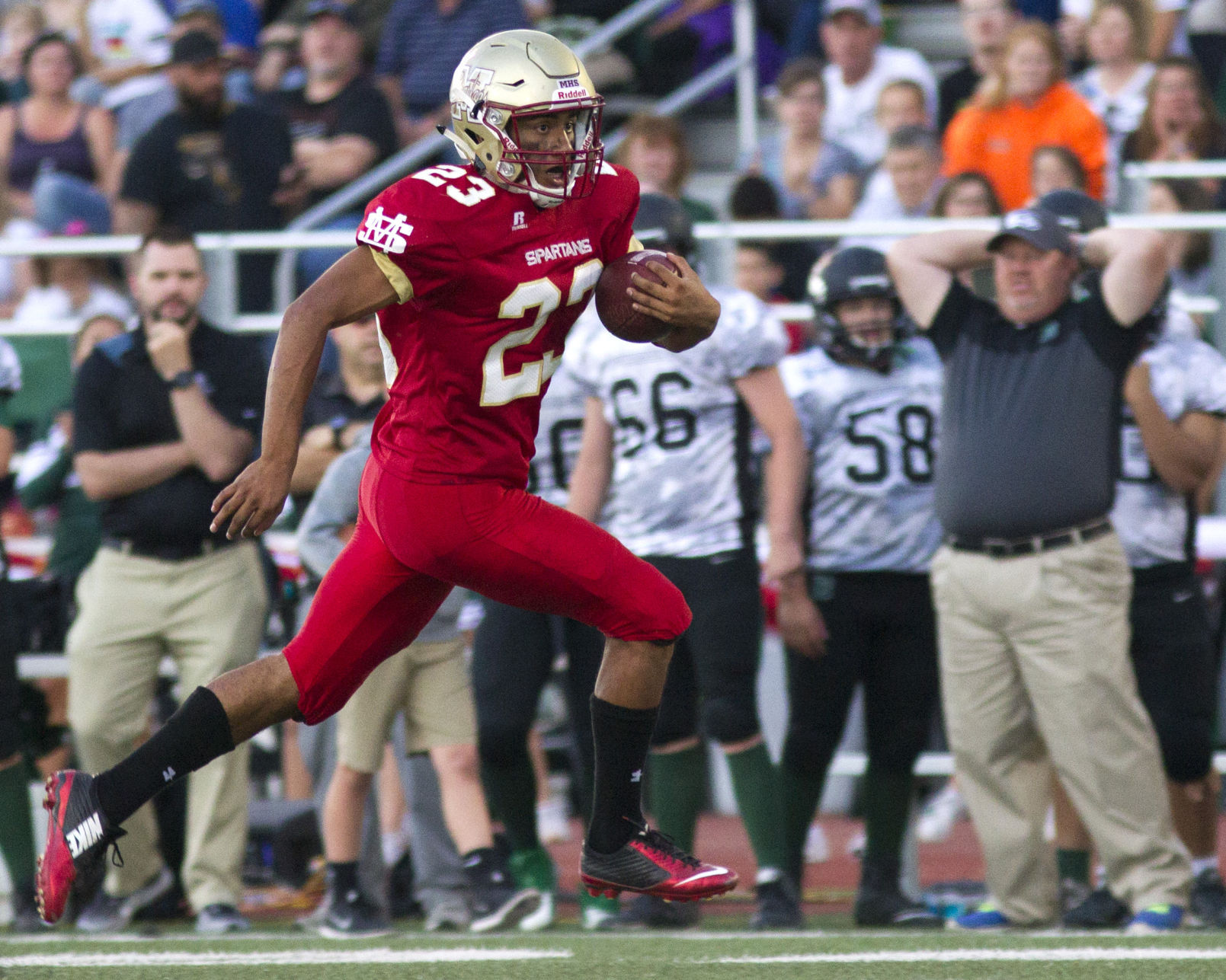 Burley vs. Minico football